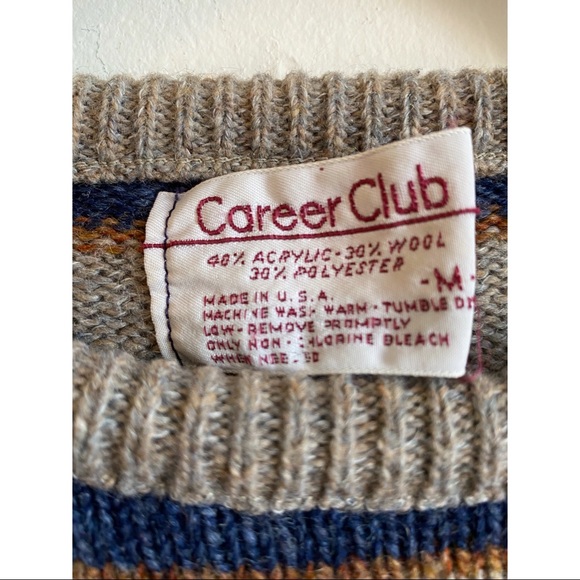Vintage Career Club Sweater - Picture 6 of 7